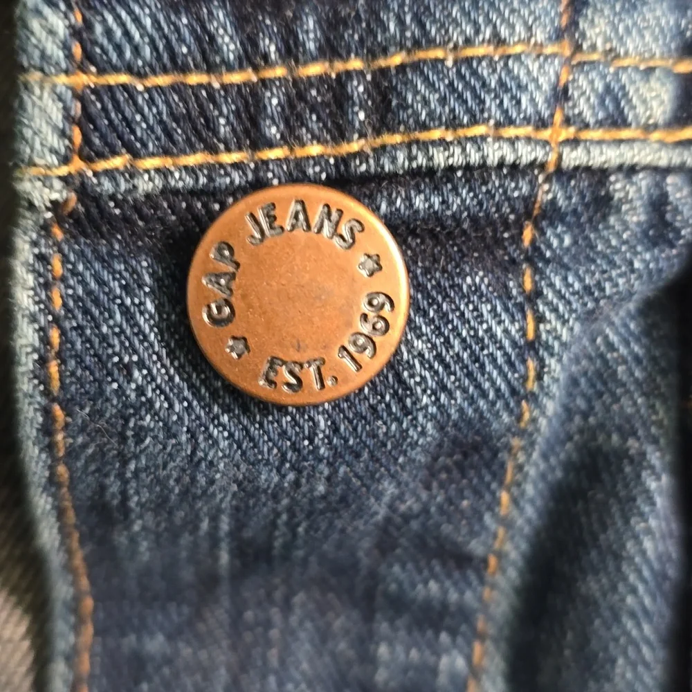 GAP Blue Denim Crop Jacket Women's Size Xs X-small Cropped - Picture 10 of 11